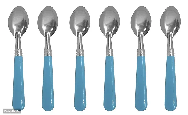 6 Pcs Handle Spoon_Stainless Steel_Cooking Spoons Pack Of 6