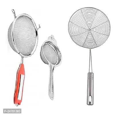 Soup Strainer-S Tea Strainer-Ss Jhara_Stainless Steel_Strainers And Sieves Pack Of 3