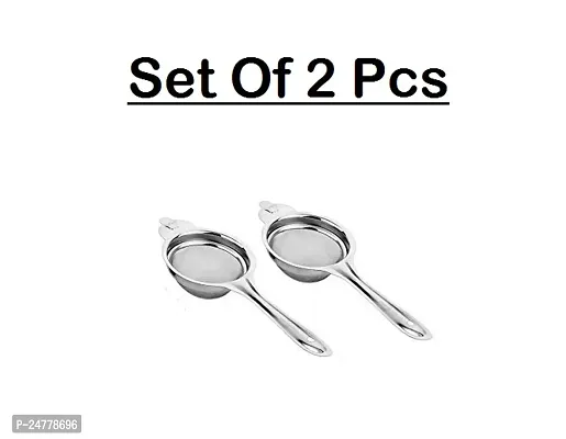 Ss Tea (2Pcs)_Stainless Steel_Strainers And Sieves Pack Of 2