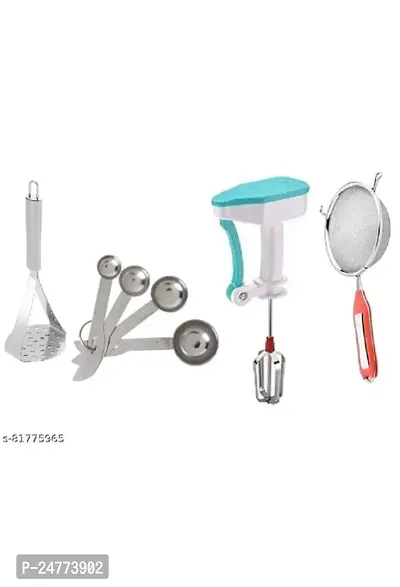 Big Masher- Steel Measuring- Soup- Hand Blender_Stainless Steel_Pressers And Mashers Pack Of 4-thumb0