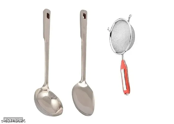 Chamcha - Paan - Soup_Stainless Steel_Baking Tools And Accessories Pack Of 3