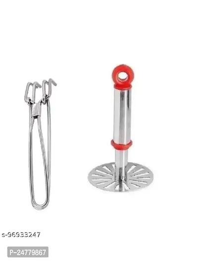 Wire Pakkad- Small Masher_Stainless Steel_Pressers And Mashers Pack Of 2