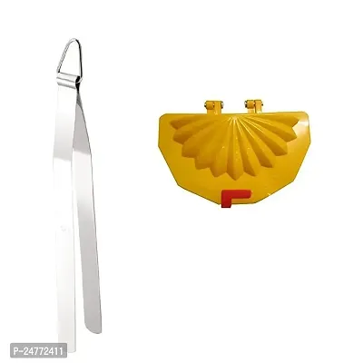 Chimta-Plastic Gujiya_Stainless Steel_Baking Tools And Accessories Pack Of 2-thumb0