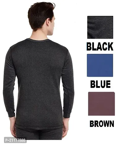 Buy Oswal thermal top winter inner warmer for men multi color size