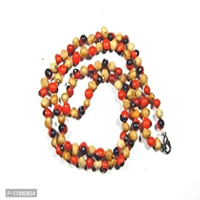 Raviour Lifestyle Red & White Gunja Chirmi Mala for Health Wealth & Fame and for Astrological Purpose-thumb3