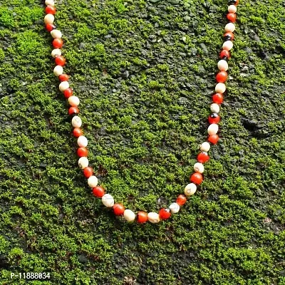 Raviour Lifestyle Red & White Gunja Chirmi Mala for Health Wealth & Fame and for Astrological Purpose-thumb5