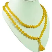 Raviour Lifestyle 108 Beads Agate Hakik Mala for Brihaspati Ma Baglamukhi Japa Mantras (Yellow)-thumb4