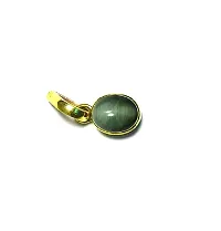 Raviour Lifestyle Green Cat Eye green lehsunia gemstone pendant for astrological benefits-thumb2