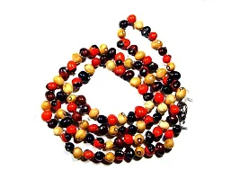 Raviour Lifestyle Red & White Gunja Chirmi Mala for Health Wealth & Fame and for Astrological Purpose-thumb1