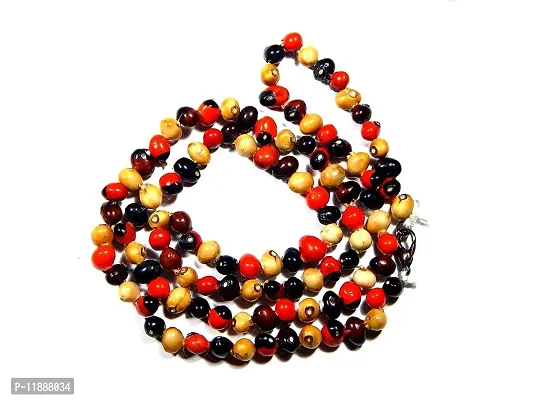 Raviour Lifestyle Red & White Gunja Chirmi Mala for Health Wealth & Fame and for Astrological Purpose-thumb2