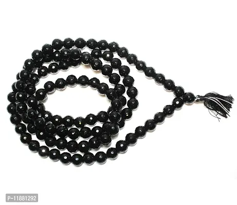 Raviour Lifestyle Agate Hakik Mala 108 Beads for Kali & Maha Bhairav Japa Mantras (Black) Hakkik Mala 100% Genuine for astorlogical purpose-thumb4