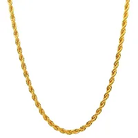 Raviour Lifestyle Gold Chain For Men | Boys Neck Chain | Gold Plated Chain For Boys Accessories-thumb3
