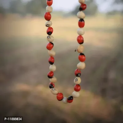 Raviour Lifestyle Red & White Gunja Chirmi Mala for Health Wealth & Fame and for Astrological Purpose-thumb4