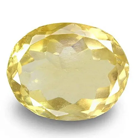 Sidharth Gems Sunela Stone Certified Citrine Success Gemstone 10.25 Ratti