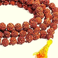 Raviour Lifestyle Unisex Wood Rudraksha Jaap Mala (Brown)-thumb1