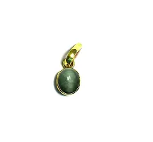 Raviour Lifestyle Green Cat Eye green lehsunia gemstone pendant for astrological benefits-thumb1