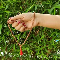 Raviour Lifestyle Panch Mukhi Rudraksha Mala (Brown)-thumb1