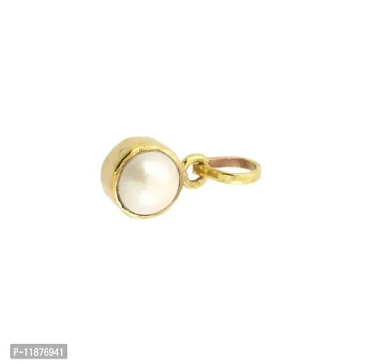 Raviour Lifestyle Pearl Moti 100% Natural Moti Pendant for Astrological Benefit and Fashion Wearing-thumb2