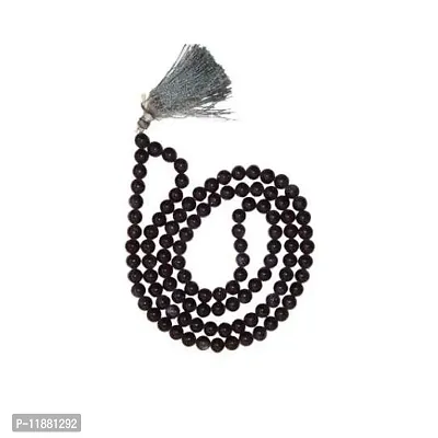 Raviour Lifestyle Agate Hakik Mala 108 Beads for Kali & Maha Bhairav Japa Mantras (Black) Hakkik Mala 100% Genuine for astorlogical purpose-thumb3