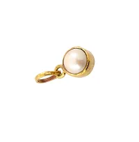 Raviour Lifestyle Pearl Moti 100% Natural Moti Pendant for Astrological Benefit and Fashion Wearing-thumb2