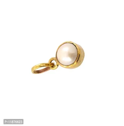 Raviour Lifestyle Pearl Moti 100% Natural Moti Pendant for Astrological Benefit and Fashion Wearing-thumb3