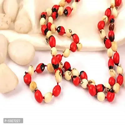 Red  White Gunja. Chirmi Mala For Wood Chain