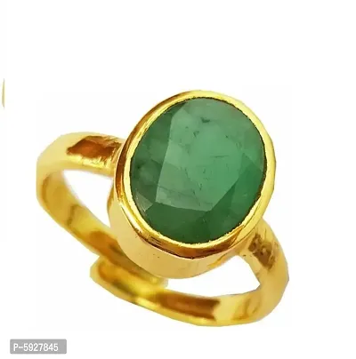 Emerald Panna 5.00 Ratti 100%Original Gemstone Asthdhatu Ring