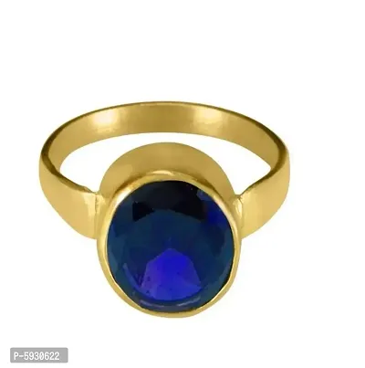 Blue Sapphire  Neelam 100% Original Gemstone Asthdhatu  Ring