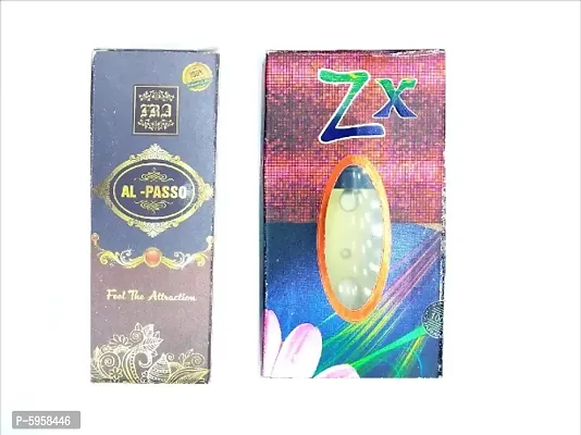 ZX Attar and Al Passo Floral Roll on Attar Each 8ml Combo Pack