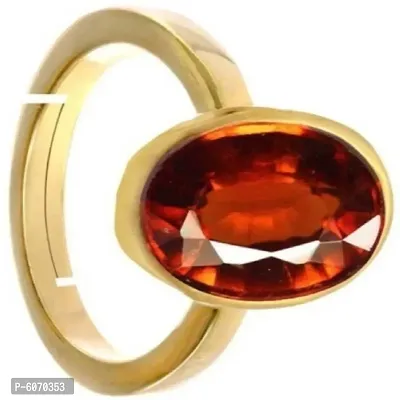 Ehsaas Garnet (Gomed) gold ring – Kundaligems.com