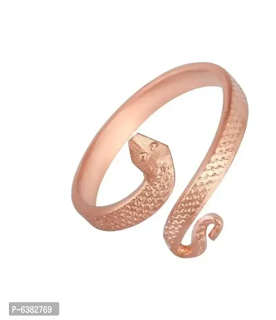 Raviour Lifestyle Copper Snake Ring The Fundamental Support Copper Ring-thumb0