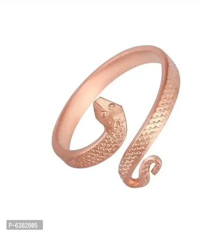 Raviour Lifestyle Adjustable Copper Ring for Men Women