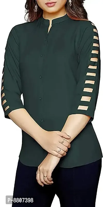 Classic Rayon Solid Top for Womens
