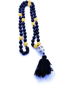 Mund Mala Skull Mala Narmund Mala Shiv Mund Mala Buy Kapal Mala Online 1 Skull Bone Mala Skeleton Mala with Yellow Black Hakik Stone-thumb2