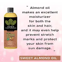 Cold Pressed Sweet Almond Oil For Hair, Body, Skin Care, Face Hair Oil 100 Ml-thumb4