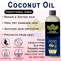 Cold Pressed Extra Virgin Coconut Oil For Skin & Hair Pure & Natural Hair Oil 200 Ml (Pack Of 1) 200 Ml-thumb4