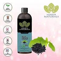 Cold Pressed Blackseed (Kalonji) Oil For Hair, Skin  Body Hair Oil 200 Ml (Pack Of 1) 200 Ml-thumb1