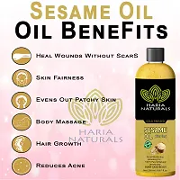 Cold Pressed Extra Virgin Sesame Oil For Body, Skin & Hair Oil 200 Ml (Pack Of 1) 200 Ml-thumb4