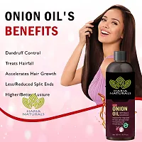 Cold Pressed Red Onion Hair Oil With Keratin Protein Booster, Nourishes Hair Follicles, Anti - Hair Loss, Regrowth Hair Oil 200 Ml (Pack Of 1) 200 Ml-thumb4