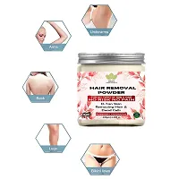 Haria Naturals Hair Removal Powder (Rosemary Fragrance) For Underarms, Hand, Legs & Bikini Line Three in one Use For D-Tan Skin, Removing Hair, Remove Dead cell Men & Women 300 gms-thumb1