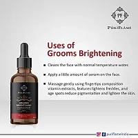 PuriFlame Professional Groom Brightening Face Serum Enriched With Natural Ingredients For Bright, Fair & Glowing Skin , All Skin Type 120ML-thumb3