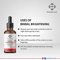 PuriFlame Professional Bridal Brightening Face Serum Enriched With Natural Ingredients For Bright , Fair & Glowing Skin , All Skin Type 60ML-thumb2