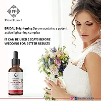 PuriFlame Professional Bridal Brightening Face Serum Enriched With Natural Ingredients For Bright , Fair & Glowing Skin , All Skin Type 60ML-thumb1