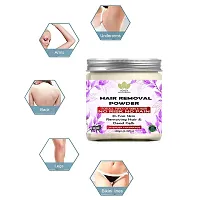 Haria Naturals Hair Removal Powder (Lavender Fragrance) For Underarms, Hand, Legs & Bikini Line Three in one Use For D-Tan Skin, Removing Hair, Remove Dead cell Men & Women 300 gms-thumb1