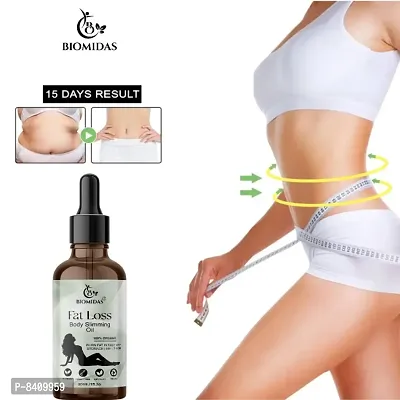 Biomidas Fat Burning Oil, Slimming oil, Fat Burner, Anti Cellulite  Skin Toning Slimming Oil For Stomach, Hips  Thigh Fat loss 60ML-thumb2
