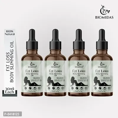 Biomidas Fat Burning Oil, Slimming oil, Fat Burner, Anti Cellulite  Skin Toning Slimming Oil For Stomach, Hips  Thigh Fat loss 120ML