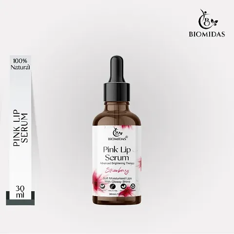 Biomidas Lip Serum Oil With 12X Advance Brightening Therapy For Soft Moisturised Glossy Lips 30ML