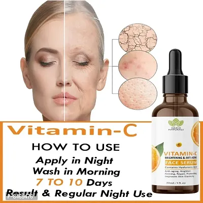 Haria Naturals Vitamin C Professional Face Serum-Brightens Skin Tone, Reduces Wrinkes, Fine Line 30ML-thumb0