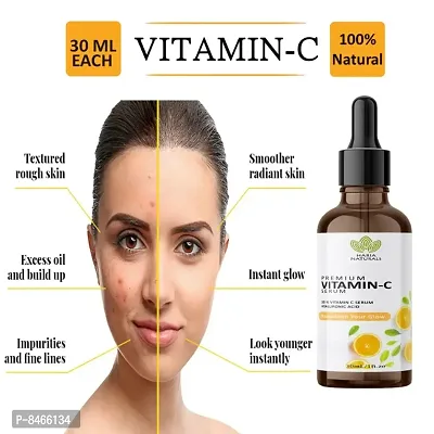 Haria Naturals Vitamin C Professional Anti-Aging Face Serum-Brightens Skin Tone, Reduces Wrinkes, Fine Line 30ML