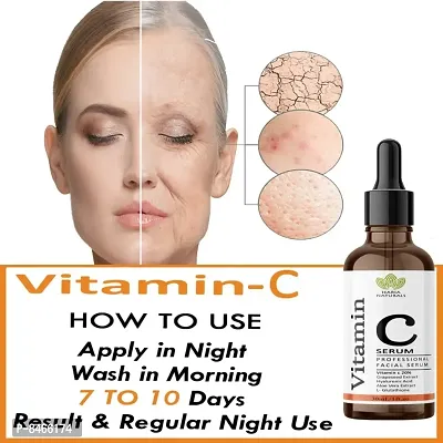 Haria Naturals Professional Vitamin C Skin Clearing Face Serum-Brightens Skin Tone, Reduces Wrinkes, Fine Line 30ML